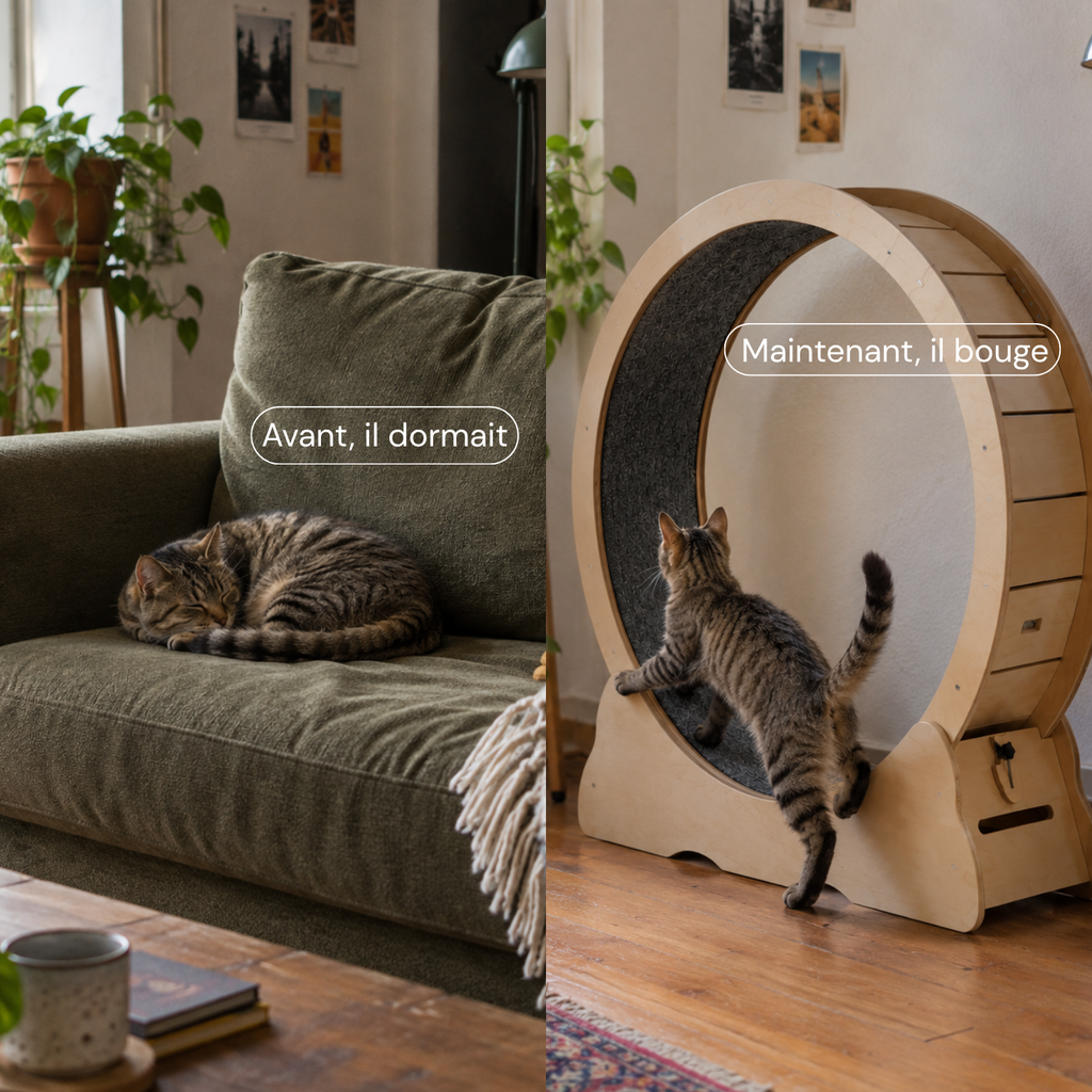 Roue pour chat L — grand format pour chats de grande taille